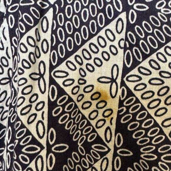 Vintage State O Maine Bllack and White Print Belted Print Bath Robe - Picture 10 of 10